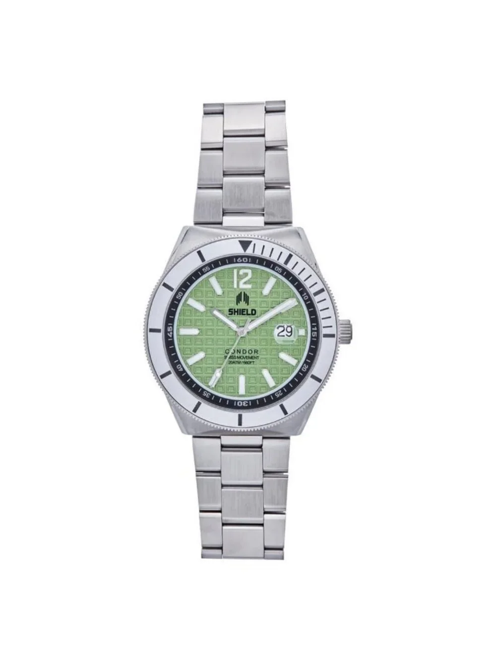 NWT Shield Condor Green Dial Men's Watch